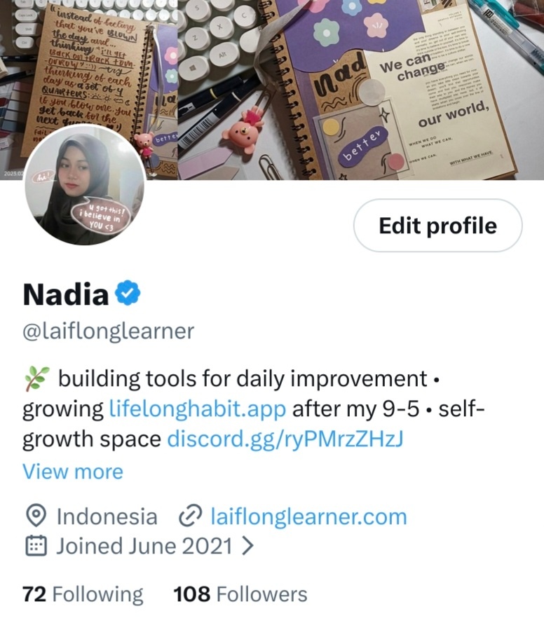 My first 100 followers 🎉 