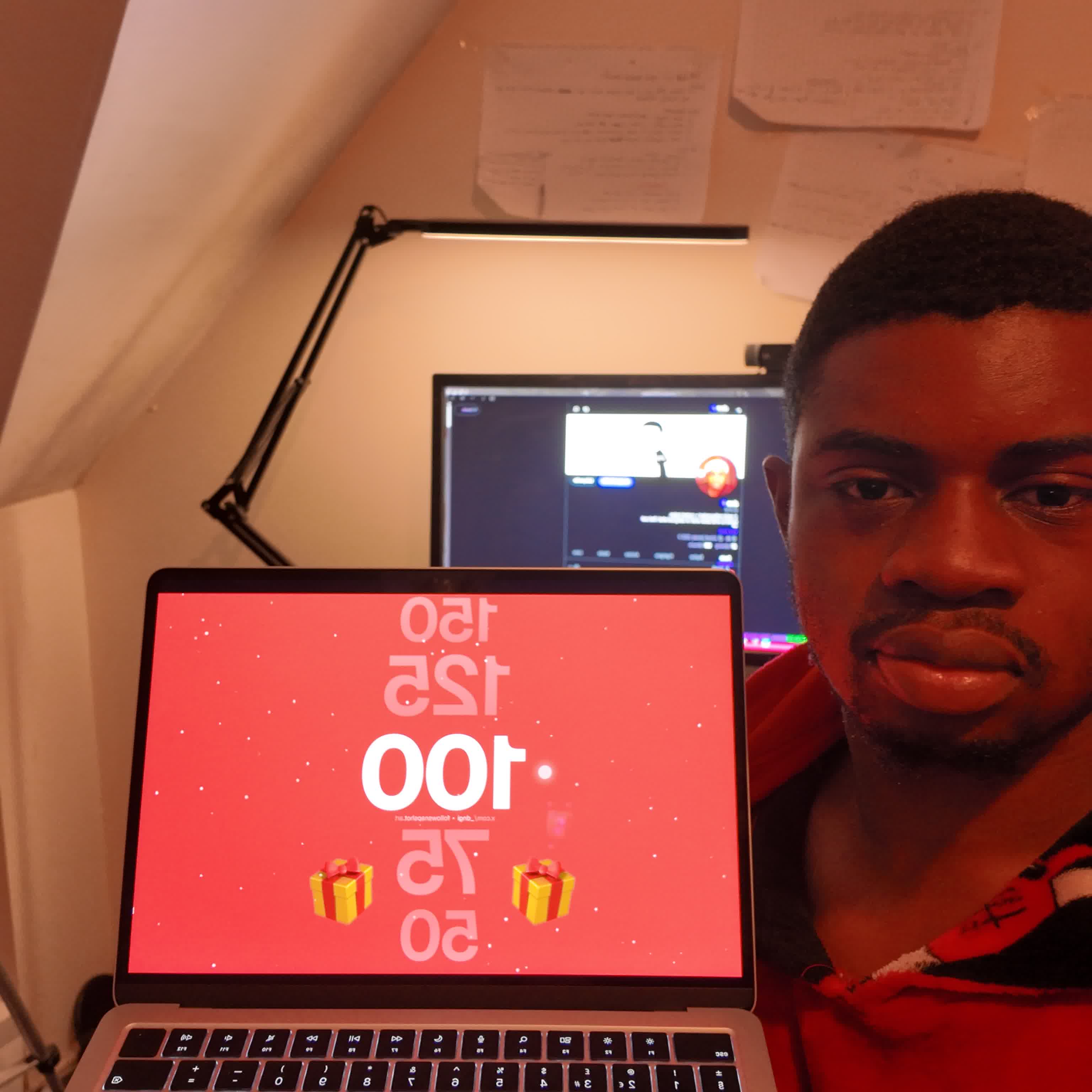 🎉 100 FOLLOWERS!!!

no engagement bait. no viral 